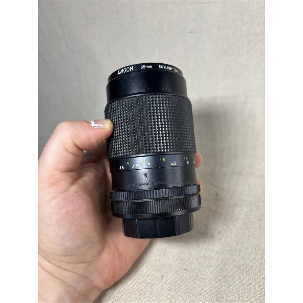 Lenmar Rx-7 1:2.8 55mm Camera Lens Poor Condition Parts Or Repair Only